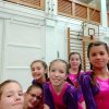 Tornász lányok a diákolimpiai megyei döntőn
